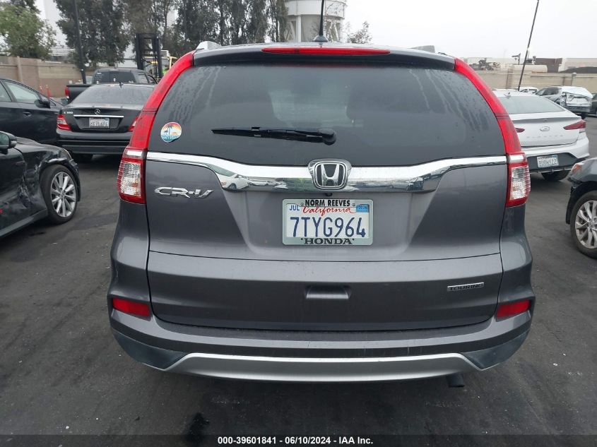 2015 Honda Cr-V Touring VIN: 5J6RM3H92FL025810 Lot: 39601841