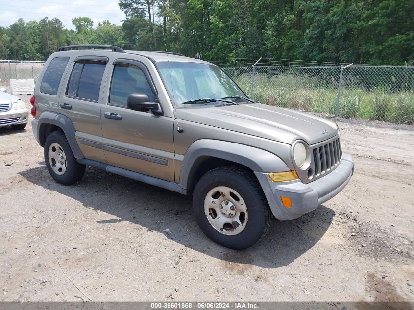 2007 Jeep Liberty Sport VIN: 1J4GL48K77W686560 Lot: 39601858