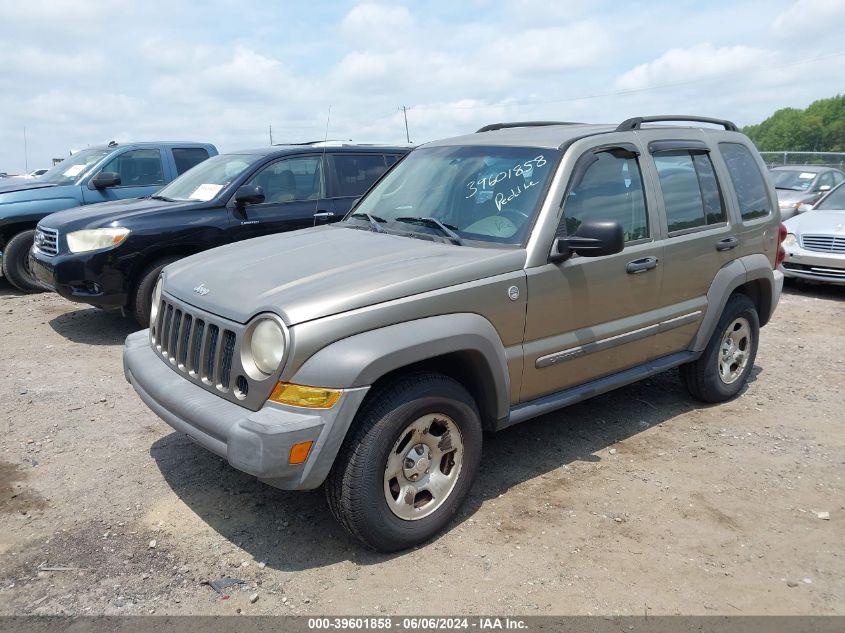 2007 Jeep Liberty Sport VIN: 1J4GL48K77W686560 Lot: 39601858