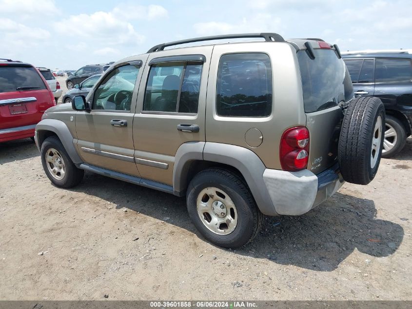 2007 Jeep Liberty Sport VIN: 1J4GL48K77W686560 Lot: 39601858