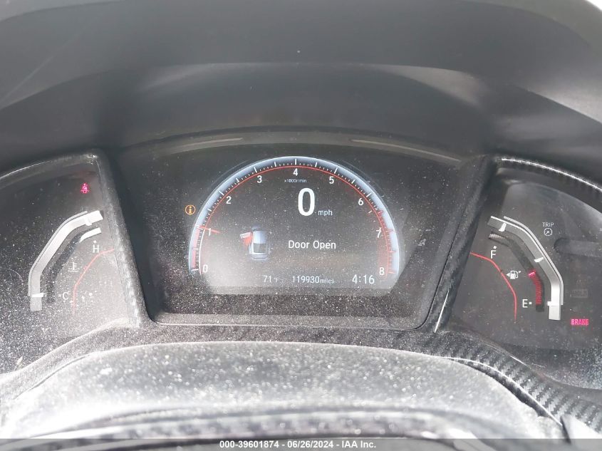 2018 Honda Civic Si VIN: 2HGFC3A50JH757492 Lot: 39601874