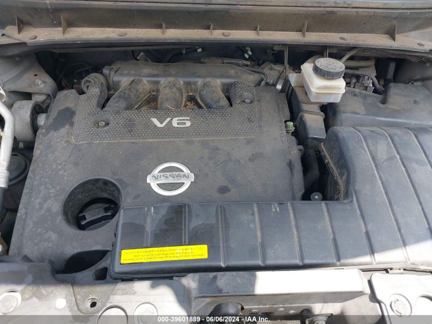 2009 Nissan Murano S VIN: JN8AZ18U99W023895 Lot: 39601889