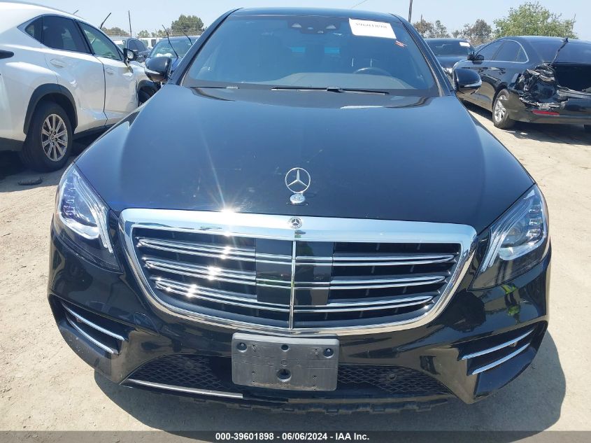 2019 Mercedes-Benz S 450 VIN: WDDUG6GB6KA430786 Lot: 39601898