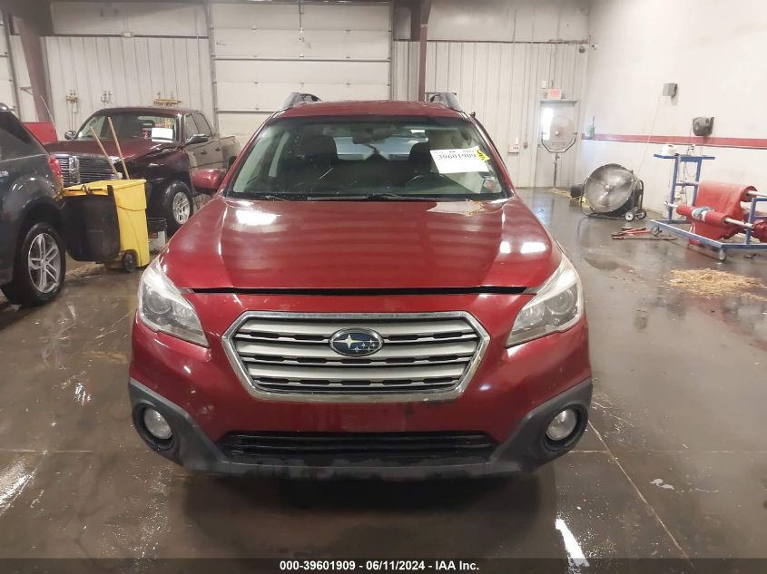 2015 Subaru Outback 2.5I Premium VIN: 4S4BSBCC9F3330467 Lot: 39601909