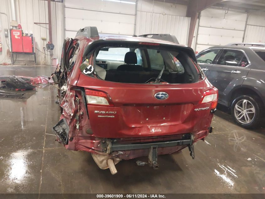 2015 Subaru Outback 2.5I Premium VIN: 4S4BSBCC9F3330467 Lot: 39601909