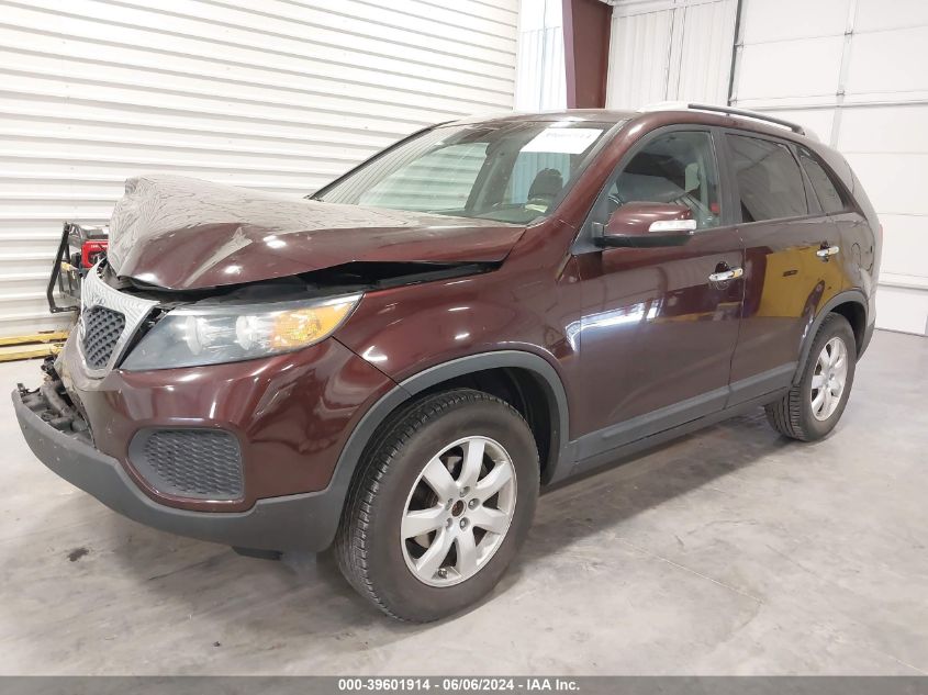 2013 Kia Sorento Lx VIN: 5XYKT4A24DG335916 Lot: 39601914