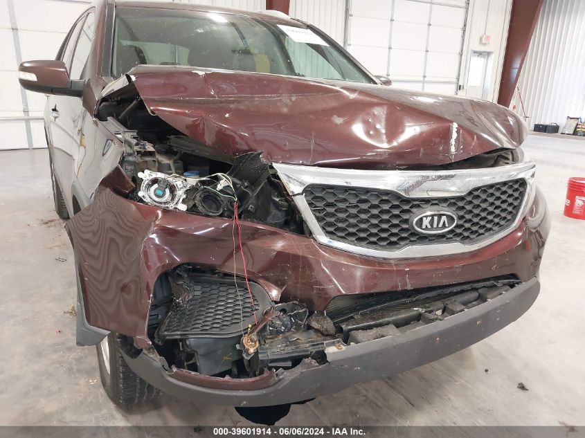 2013 Kia Sorento Lx VIN: 5XYKT4A24DG335916 Lot: 39601914