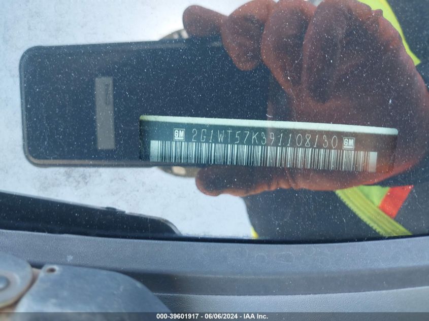 2009 Chevrolet Impala Lt VIN: 2G1WT57K391108130 Lot: 39601917