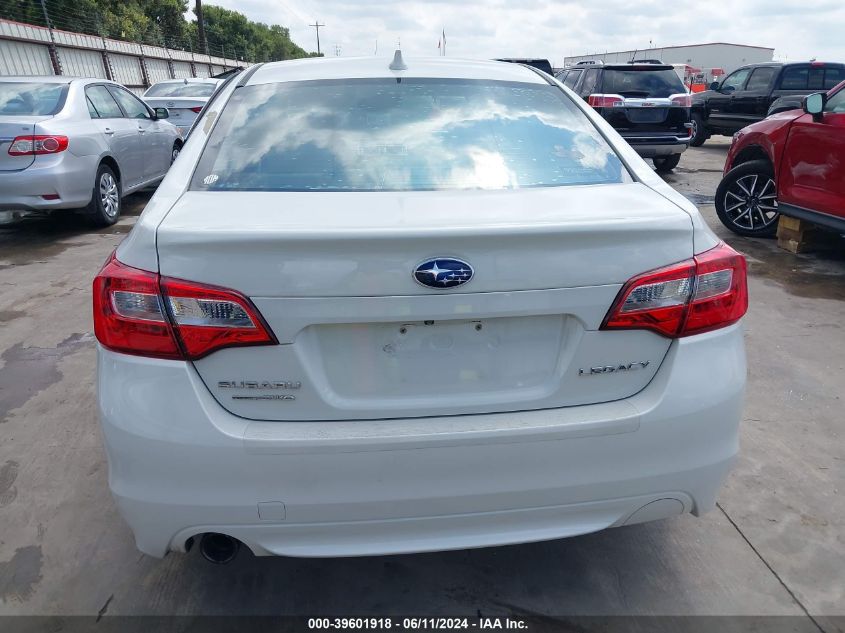 2016 Subaru Legacy 2.5I Limited VIN: 4S3BNBL68G3021791 Lot: 39601918