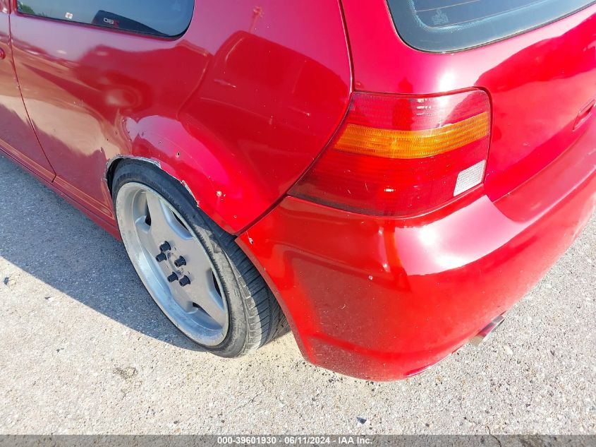 2003 Volkswagen Gti 1.8T (A5)/1.8T (M5) VIN: 9BWDE61J134037073 Lot: 39601930