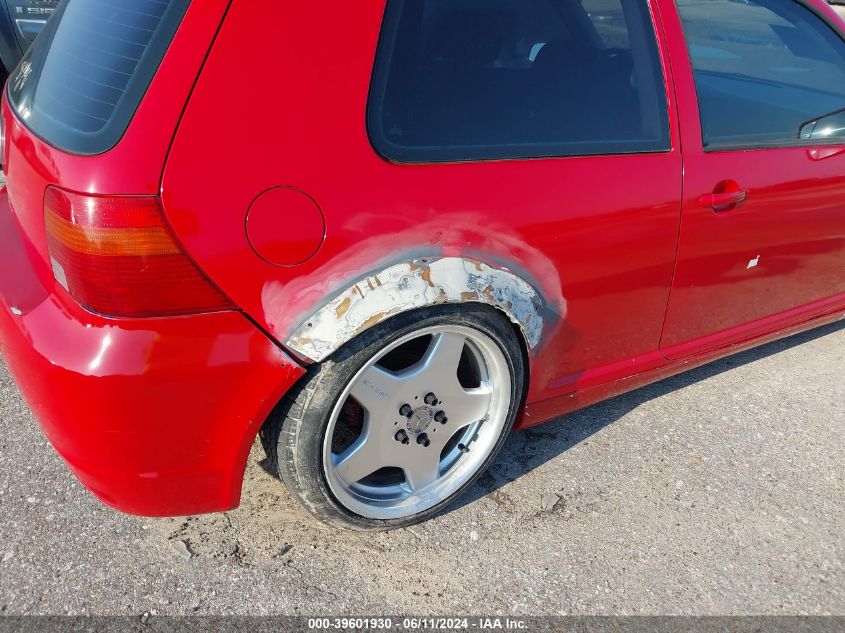 2003 Volkswagen Gti 1.8T (A5)/1.8T (M5) VIN: 9BWDE61J134037073 Lot: 39601930