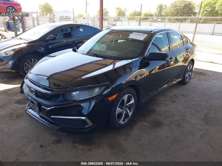 2019 Honda Civic Sedan Lx VIN: 19XFC2F61KE200629 Lot: 39602055