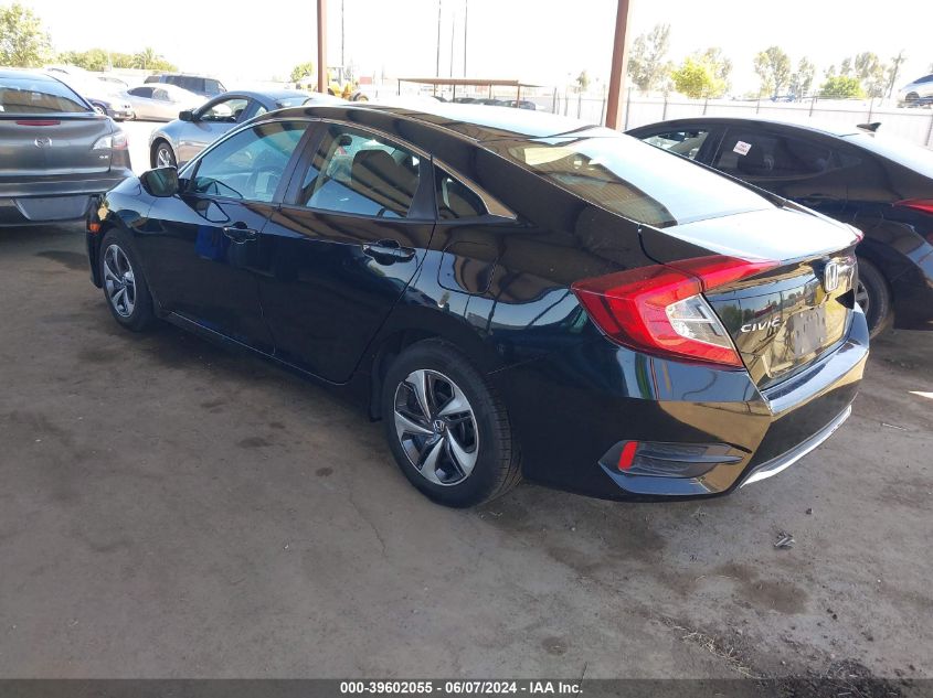 2019 Honda Civic Sedan Lx VIN: 19XFC2F61KE200629 Lot: 39602055