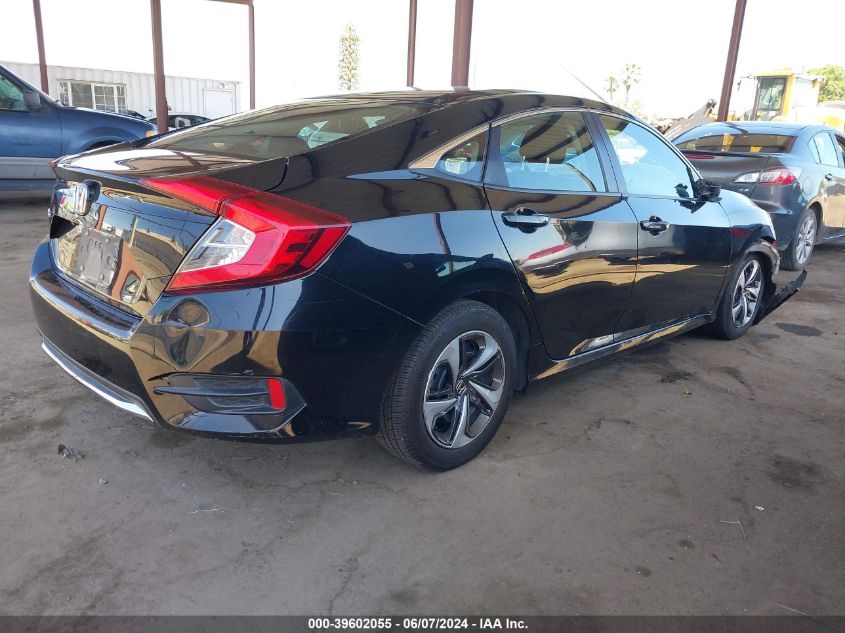 2019 Honda Civic Sedan Lx VIN: 19XFC2F61KE200629 Lot: 39602055