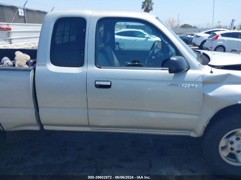 2000 Toyota Tacoma Prerunner V6 VIN: 4TASN92N6YZ601892 Lot: 39602072