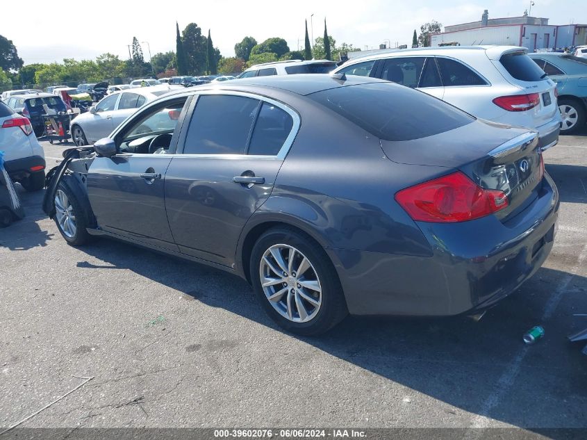 2012 Infiniti G37 Journey VIN: JN1CV6AP7CM932340 Lot: 39602076