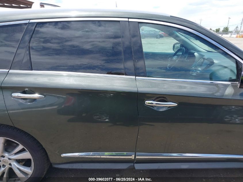 2013 Infiniti Jx35 VIN: 5N1AL0MM8DC301298 Lot: 39602077