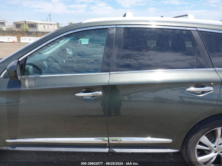 2013 Infiniti Jx35 VIN: 5N1AL0MM8DC301298 Lot: 39602077