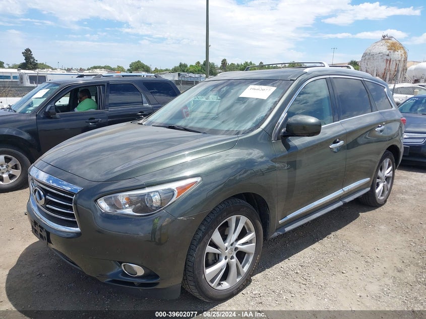 2013 Infiniti Jx35 VIN: 5N1AL0MM8DC301298 Lot: 39602077
