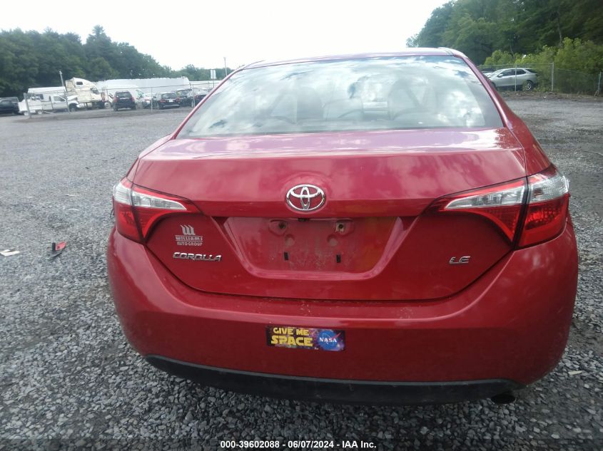 2015 TOYOTA COROLLA LE - 2T1BURHE6FC285738