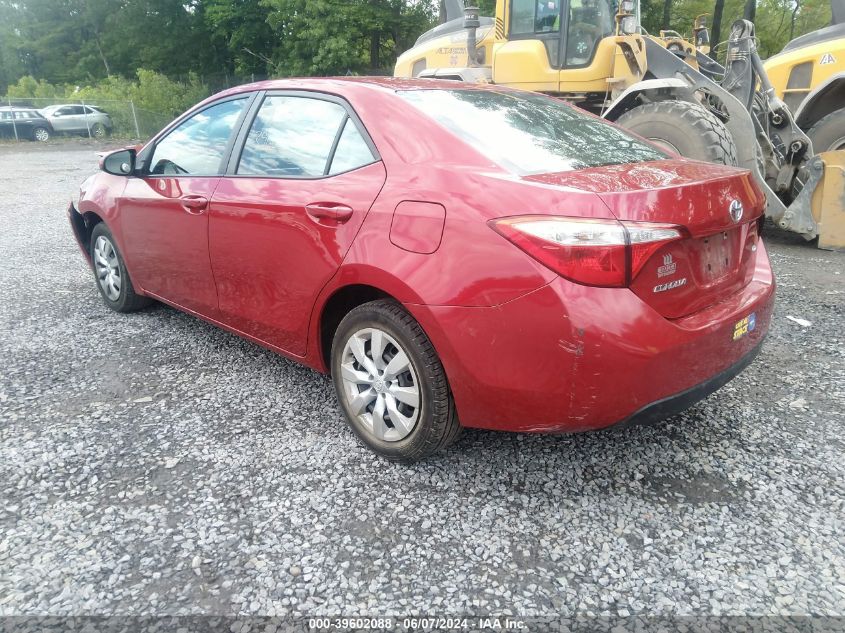 2015 TOYOTA COROLLA LE - 2T1BURHE6FC285738