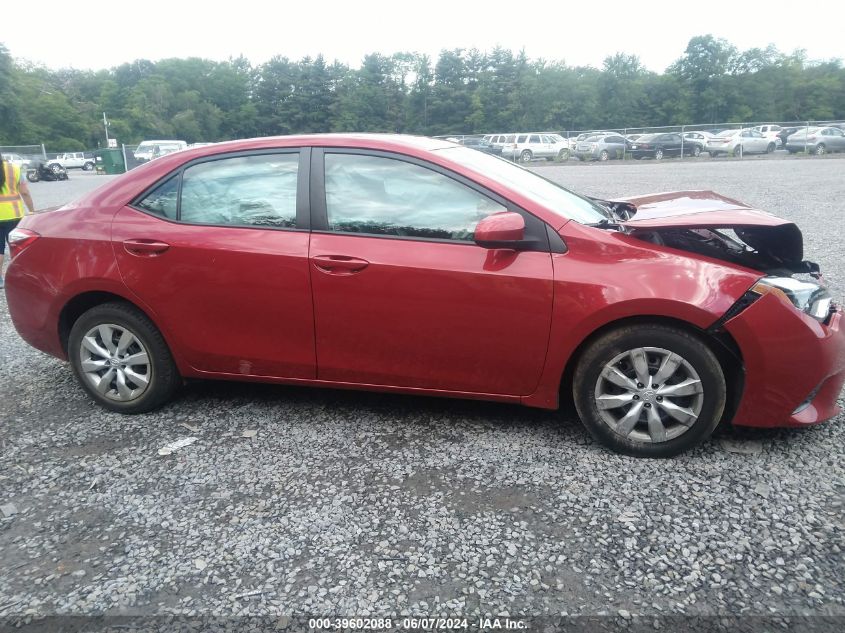 2015 TOYOTA COROLLA LE - 2T1BURHE6FC285738