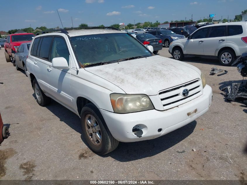 2005 Toyota Highlander V6 VIN: JTEGP21A650066259 Lot: 39602160