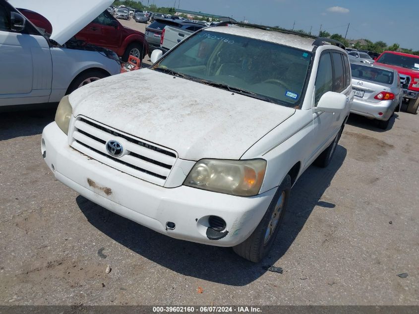 2005 Toyota Highlander V6 VIN: JTEGP21A650066259 Lot: 39602160