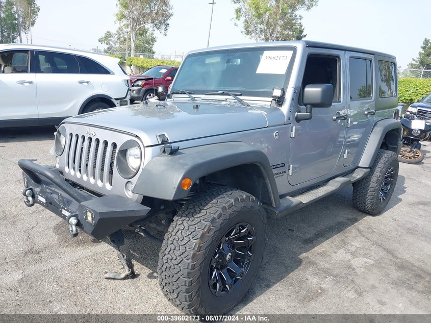 2017 JEEP WRANGLER UNLIMITED SPORT 4X4 - 1C4BJWDG1HL753417