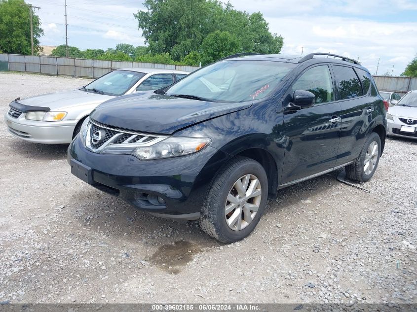 2012 Nissan Murano Sl VIN: JN8AZ1MW6CW229030 Lot: 39602185