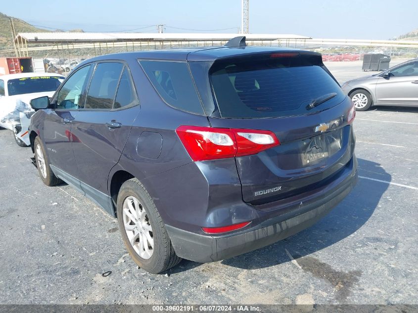 2019 Chevrolet Equinox Ls VIN: 3GNAXHEV3KL270632 Lot: 39602191