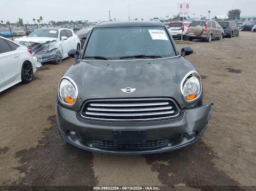 2012 Mini Cooper Countryman VIN: WMWZB3C53CWM03933 Lot: 39602204