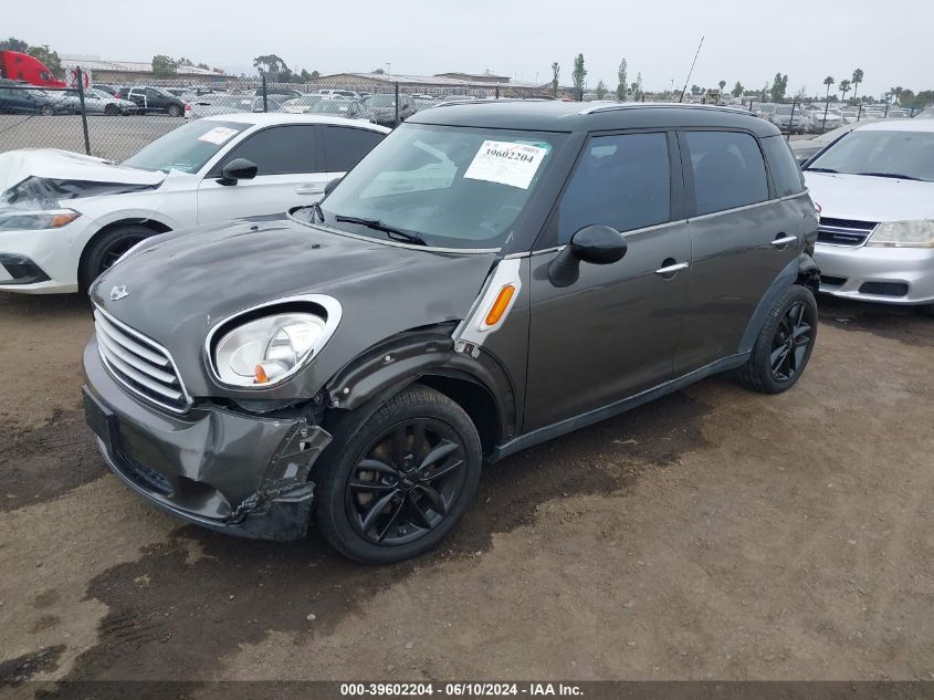 2012 Mini Cooper Countryman VIN: WMWZB3C53CWM03933 Lot: 39602204