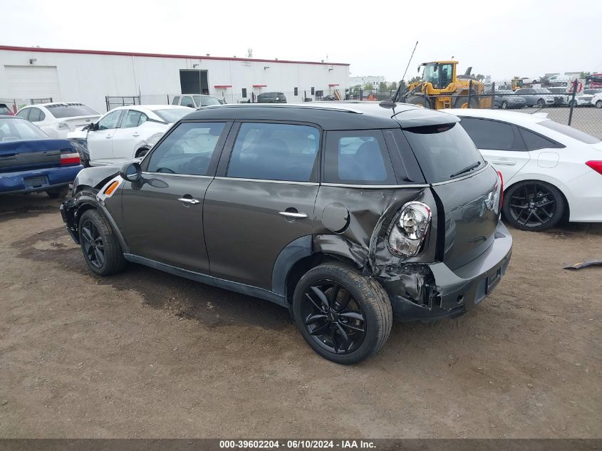 2012 Mini Cooper Countryman VIN: WMWZB3C53CWM03933 Lot: 39602204