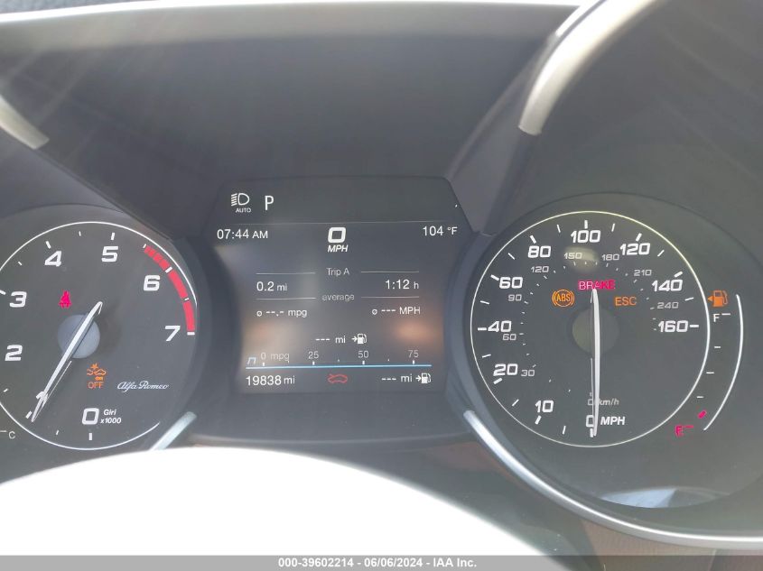 2020 Alfa Romeo Giulia Rwd VIN: ZARFAMAN6L7635895 Lot: 39602214