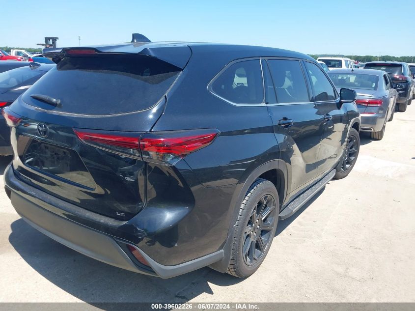 2022 Toyota Highlander L/Le VIN: 5TDZZRAH2NS560886 Lot: 39602226