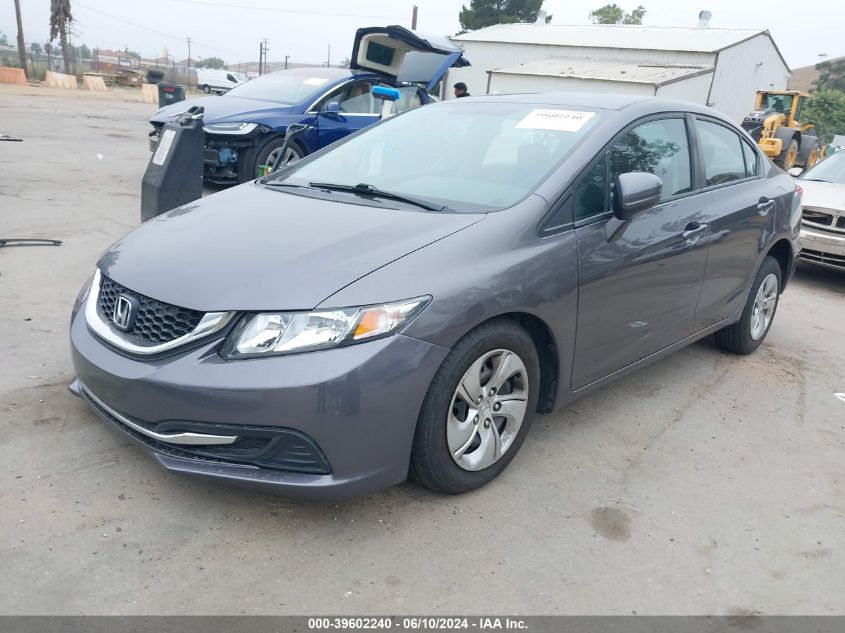 2014 Honda Civic Lx VIN: 19XFB2F58EE275326 Lot: 39602240