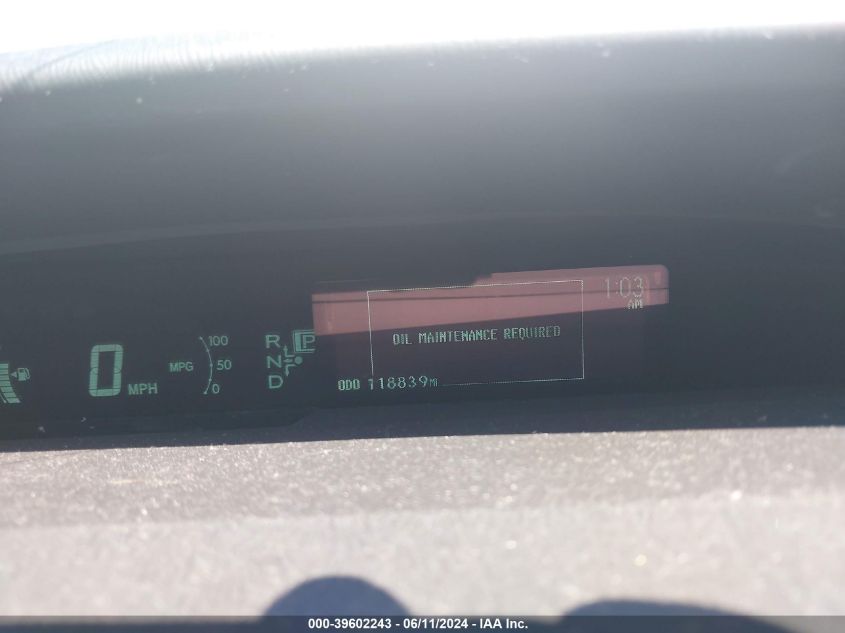 2011 Toyota Prius Three VIN: JTDKN3DU3B1478726 Lot: 39602243