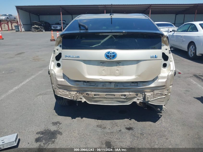 2011 Toyota Prius Three VIN: JTDKN3DU3B1478726 Lot: 39602243