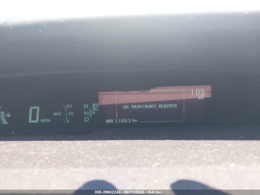 2011 Toyota Prius Three VIN: JTDKN3DU3B1478726 Lot: 39602243