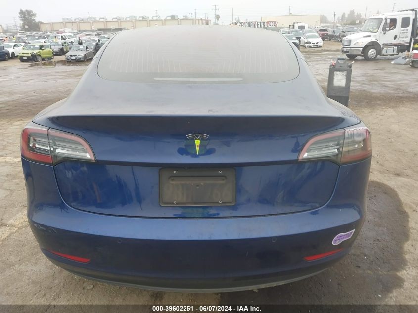 2019 Tesla Model 3 Long Range/Mid Range/Standard Range/Standard Range Plus VIN: 5YJ3E1EA9KF309153 Lot: 39602251