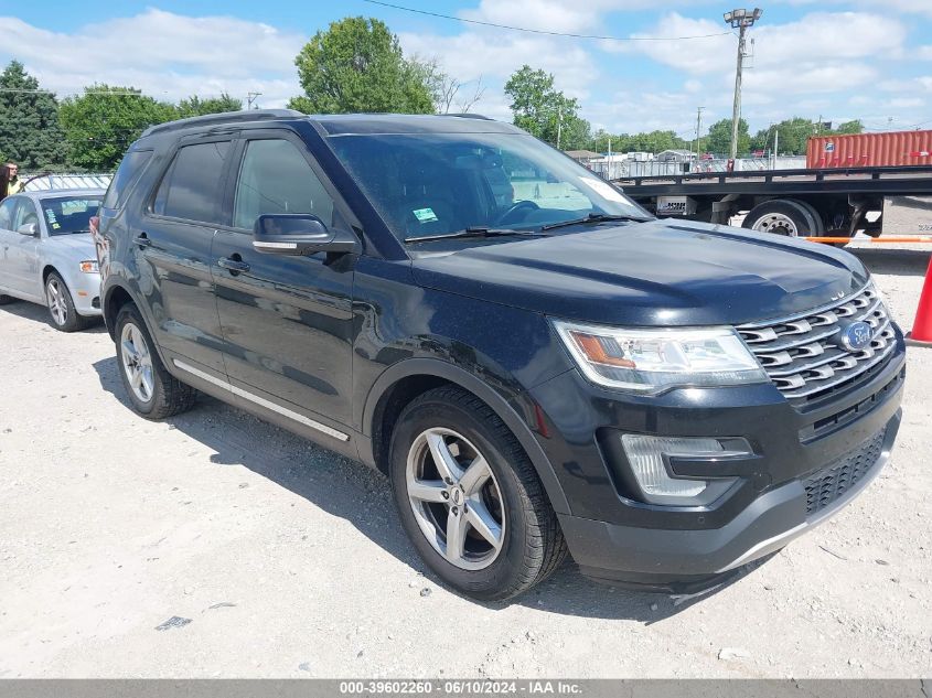 2016 Ford Explorer Xlt VIN: 1FM5K8D87GGD34456 Lot: 39602260