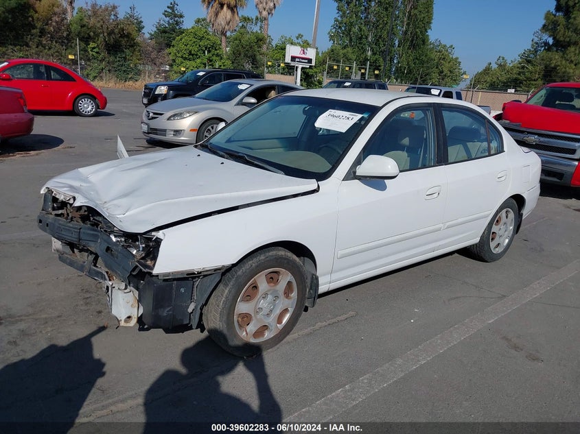 2002 Hyundai Elantra Gls VIN: KMHDN45D82U402765 Lot: 39602283