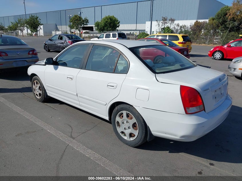 2002 Hyundai Elantra Gls VIN: KMHDN45D82U402765 Lot: 39602283