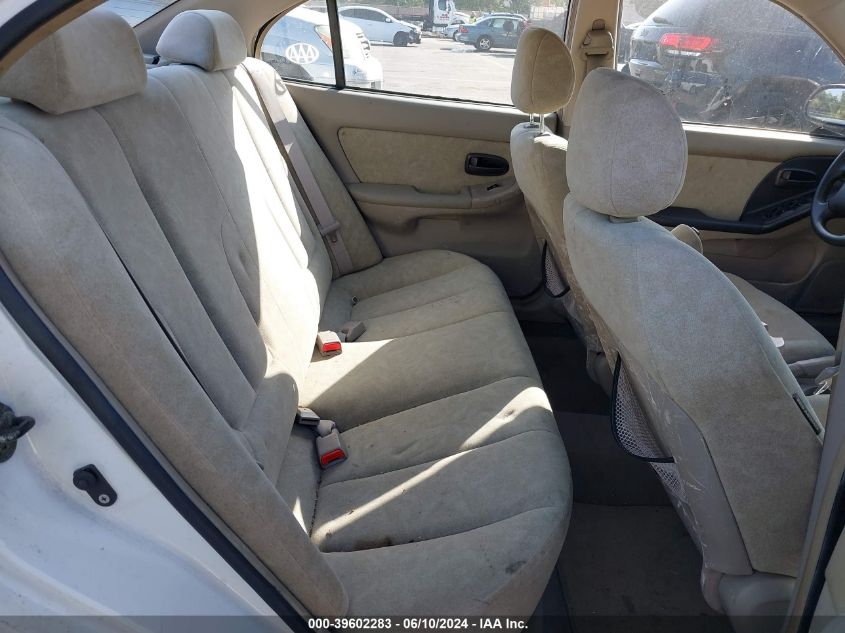 2002 Hyundai Elantra Gls VIN: KMHDN45D82U402765 Lot: 39602283