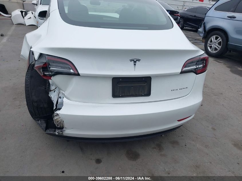 2023 Tesla Model 3 Long Range Dual Motor All-Wheel Drive VIN: 5YJ3E1EB0PF389040 Lot: 39602288