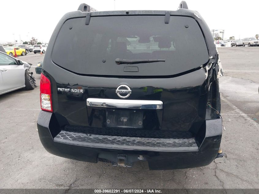 2011 Nissan Pathfinder Sv VIN: 5N1AR1NN6BC627142 Lot: 39602291