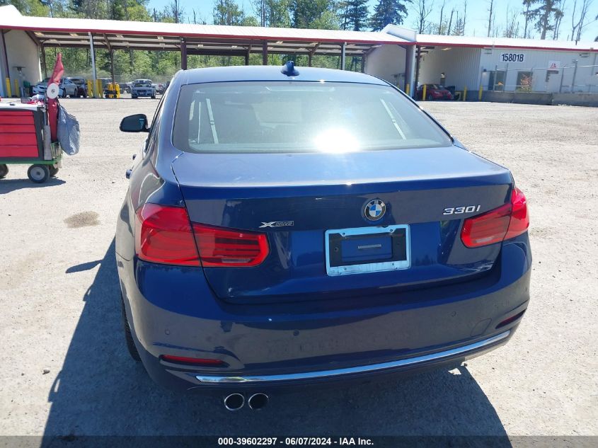 2018 BMW 330I xDrive VIN: WBA8D9G54JNU71776 Lot: 39602297
