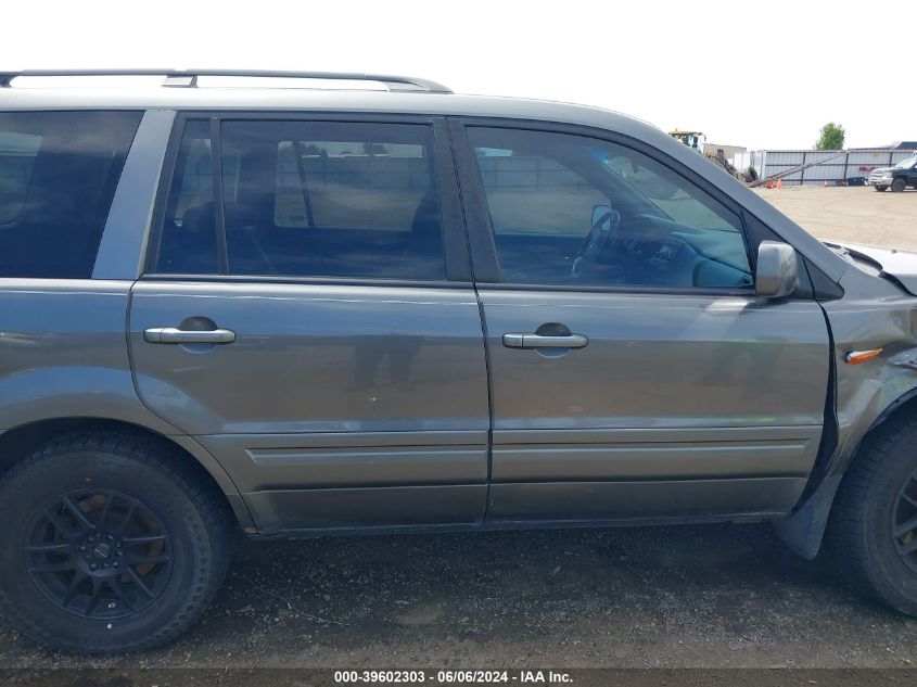 2007 Honda Pilot Ex VIN: 2HKYF18427H540073 Lot: 39602303