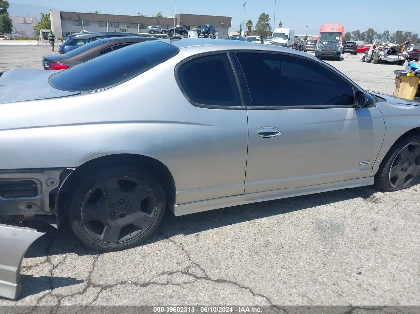 2006 Chevrolet Monte Carlo Ss VIN: 2G1WL15C269253791 Lot: 39602313
